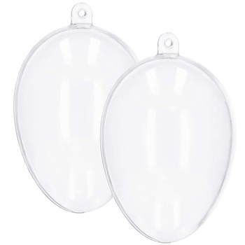 Bombki akrylowe 2 szt. 11cm jajko faberge ozdoba decoupage