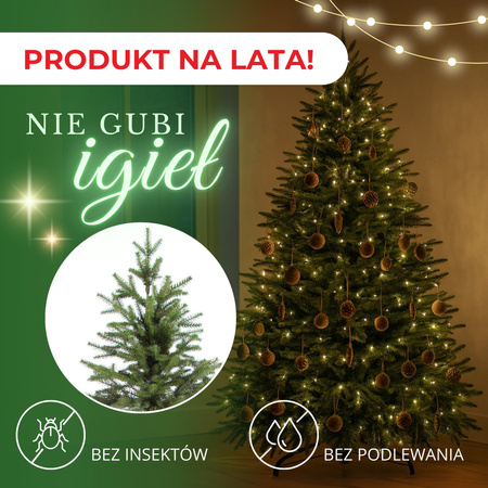Choinka sztuczna 120 cm premium świerk PE choinka jak żywa