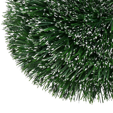 Łańcuch na choinkę 6m zielono-biały, girlanda choinkowa, średnica 15cm