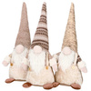Skrzaty 35 cm ozdoba świąteczna, krasnal świąteczny, gnom zestaw 3 szt.