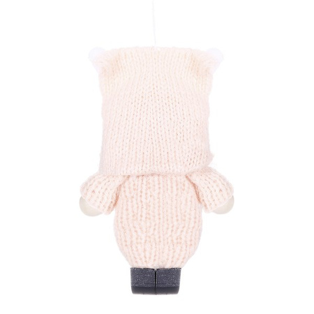 Świąteczne skrzaty 8cm ozdoba świąteczna, krasnal świąteczny, gnom zestaw 6 szt.