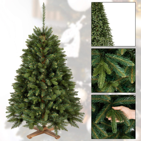 Choinka sztuczna Premium Royal Trees 150 cm świerk syberyjski z stojakiem, drzewko PE