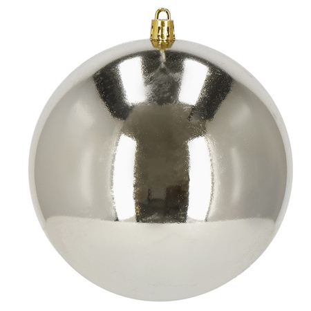 Bombki choinkowe 6 szt. ozdoby świąteczne zestaw 10 cm szampańskie