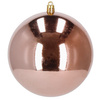 Bombki choinkowe 6 szt. ozdoby świąteczne zestaw 10 cm rose gold