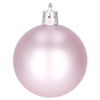 Bombki choinkowe 12 szt. ozdoby świąteczne różowy