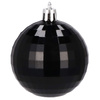 Bombki choinkowe 20 szt. ozdoby świąteczne zestaw 6cm czarny
