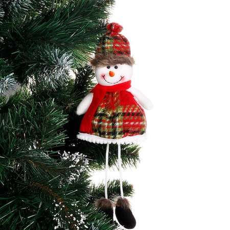 Bałwanek wiszący 38cm zawieszka ozdoba świąteczna, krasnal świąteczny, gnom