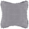 Poszewka dekoracyjna na poduszkę, włochacz 40x40cm grafit