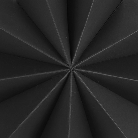 Gwiazda świąteczna papierowa 3d 60 cm zawieszka choinkowa czarna