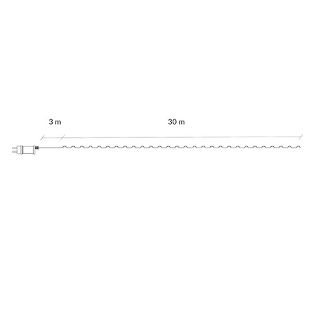 Lampki choinkowe 300 led druciki na prąd biały zimny