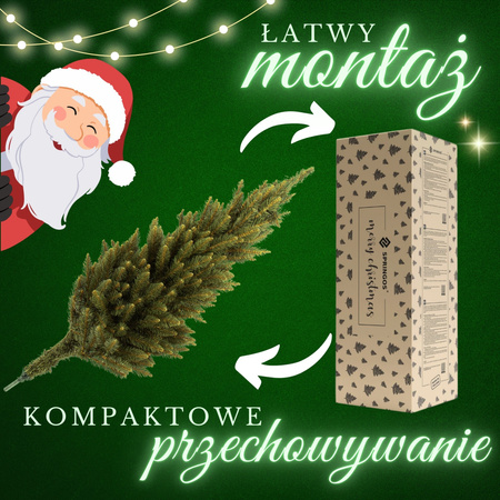 Choinka sztuczna 120 cm świerk kaukaski choinka jak żywa