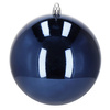 Bombki choinkowe 4 szt. ozdoby świąteczne zawieszki 12 cm granatowe