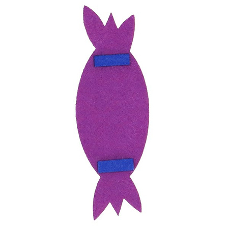 Choinka filcowa ozdoba świąteczna do ubierania na rzepy dla dzieci