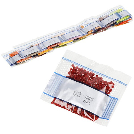 Haft diamentowy mozaika lisek obraz 40x30 cm