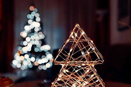 Lampki choinkowe 300 led druciki na prąd biały ciepły