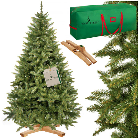 Choinka sztuczna Premium Royal Trees 180 cm świerk kaukaski z stojakiem, drzewko 