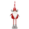 Skrzat 80 cm ozdoba świąteczna, renifer krasnal świąteczny, gnom z teleskopowymi nózkami