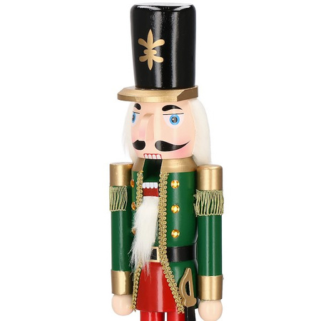 Dziadek do orzechów 60 cm drewniany żołnierzyk multikolor, figurka świąteczna