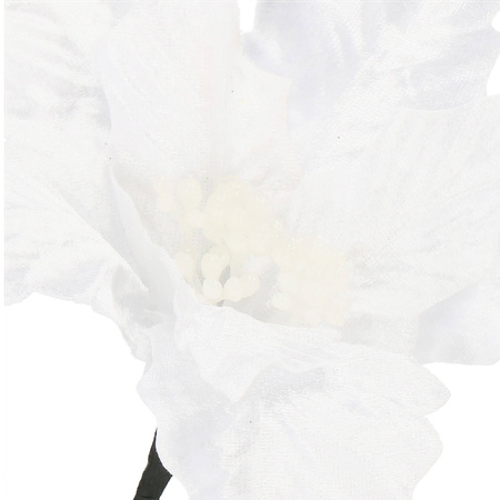 Gwiazda betlejemska, sztuczny kwiat, poinsecja biała