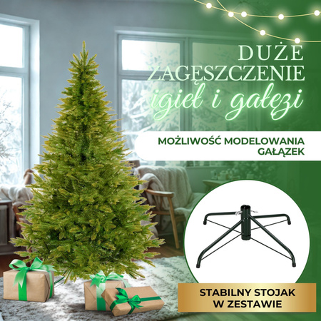 Świerk naturalny, drzewko świąteczne 180 cm choinka sztuczna, produkcja polska