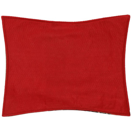 Podkładka na stół świąteczna 44x33cm mata czerwona z reniferem