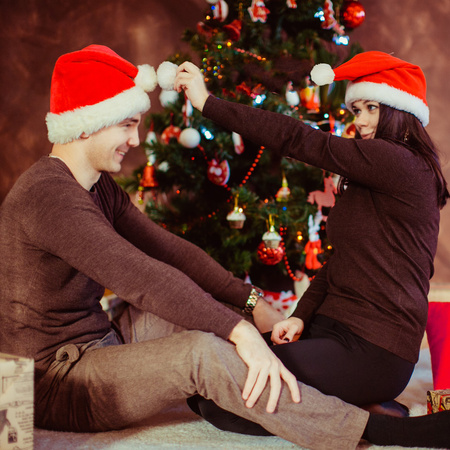 Czapka Mikołaja mikołajki czerwona pluszowa