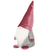 Skrzat 27 cm ozdoba świąteczna, welurowy krasnal świąteczny, gnom