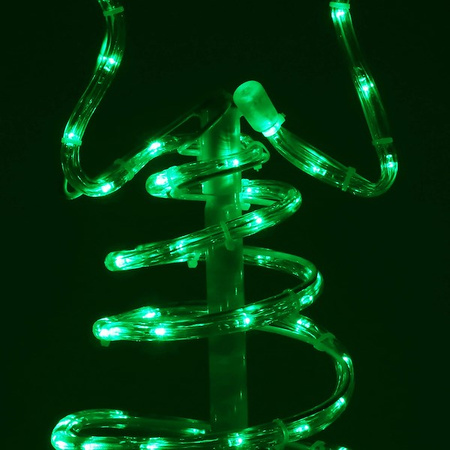 Choinka na zewnątrz 192 Led zielony 8m wąż świetlny IP44