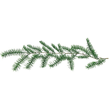 Gałązka świąteczna sztuczna dekoracja do stroika 58 cm