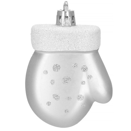 Bombki choinkowe 77 szt. ozdoby świąteczne srebrny