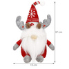 Skrzaty 27 cm ozdoba świąteczna 2 szt. renifer krasnal świąteczny, gnom