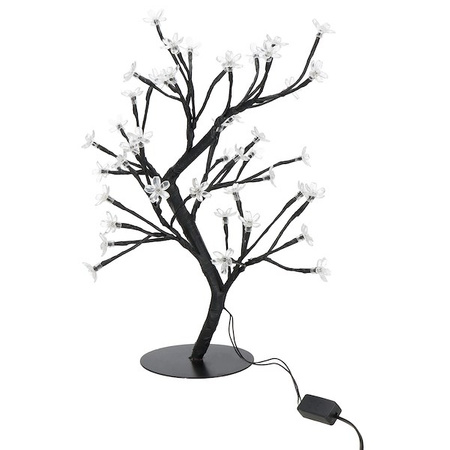 Drzewko świateczne LED bonsai świecąca ozdoba ciepły biały