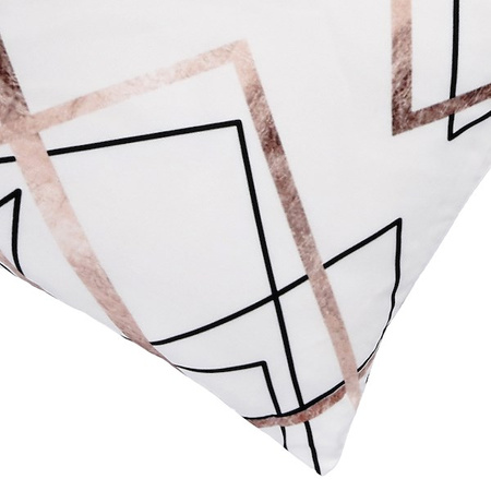 Poszewka dekoracyjna 40x40cm na poduszkę, jasiek geometryczny