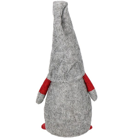 Skrzat 43cm ozdoba świąteczna, krasnal świąteczny, gnom szary