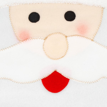 Komplet świąteczny 2 częściowy dywanik łazienkowy i pokrycie na deskę sedesową Mikołaj