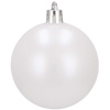 Bombki choinkowe 20 szt. ozdoby świąteczne zestaw 7 cm biały
