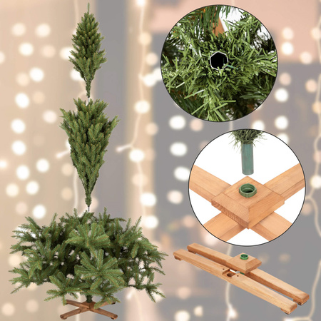 Choinka sztuczna Premium Royal Trees 240 cm świerk kaukaski z stojakiem, drzewko