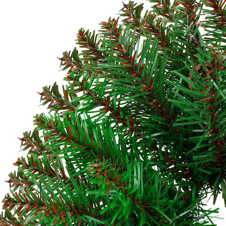 Stroik sztuczny na drzwi z naturalnymi szyszkami 45 cm wieniec świąteczny, wianek, zielony