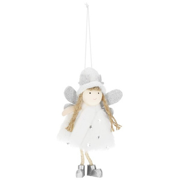 Zawieszka choinkowa 14 cm, ozdoby świąteczne aniołek