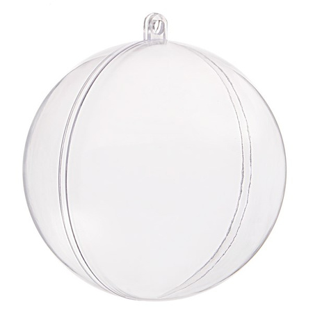 Bombka akrylowa 12cm kula plastikowa decoupage