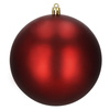 Czerwone bombki choinkowe 13 cm 6 szt. zestaw ozdoby choinkowe półmatowe i połyskujące