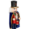 Dziadek do orzechów 38 cm drewniany żołnierzyk z peleryną multikolor, figurka świąteczna