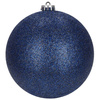 Duże bombki choinkowe 15 cm 3 szt. ozdoby świąteczne nietłukące niebieskie