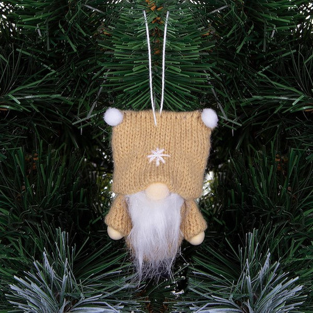 Świąteczne skrzaty 8cm ozdoba świąteczna, krasnal świąteczny, gnom zestaw 6 szt.