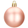 Bombki choinkowe 152 szt. ozdoby świąteczne rose gold