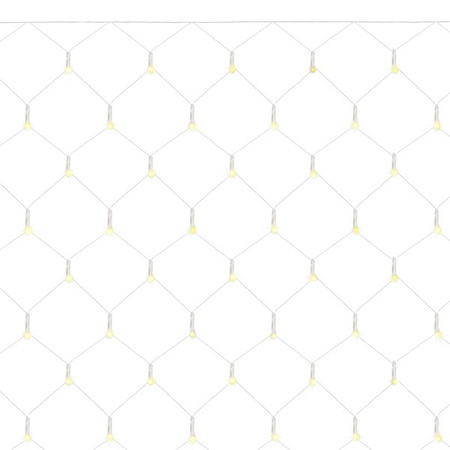 Kurtyna świetlna biały ciepły 100 Led lampki wewnętrzno-zewnętrzne siatka z programatorem