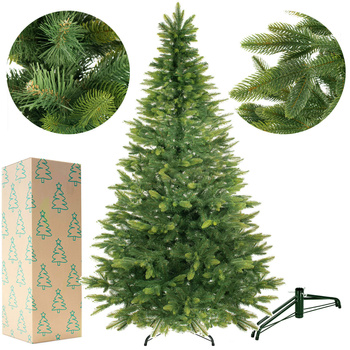 Choinka sztuczna premium 220 cm świerk naturalny