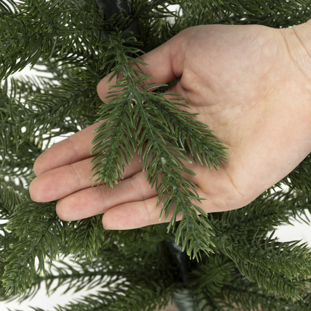 Choinka sztuczna mała 60 cm świerk kaukaski premium, z jutą mini drzewko na stolik