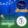 Lampki choinkowe 500 Led niebieski 34,5 m oświetlenie świąteczne