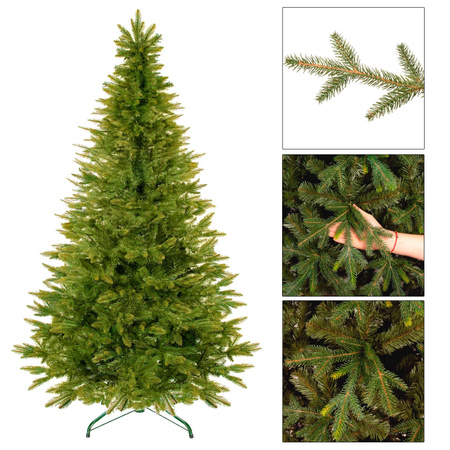 Świerk naturalny, drzewko świąteczne 220 cm choinka sztuczna, produkcja polska